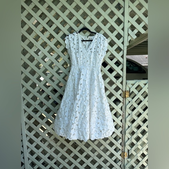 Hope For Flowers Cap-Sleeve Midi Dress - Picture 6 of 9